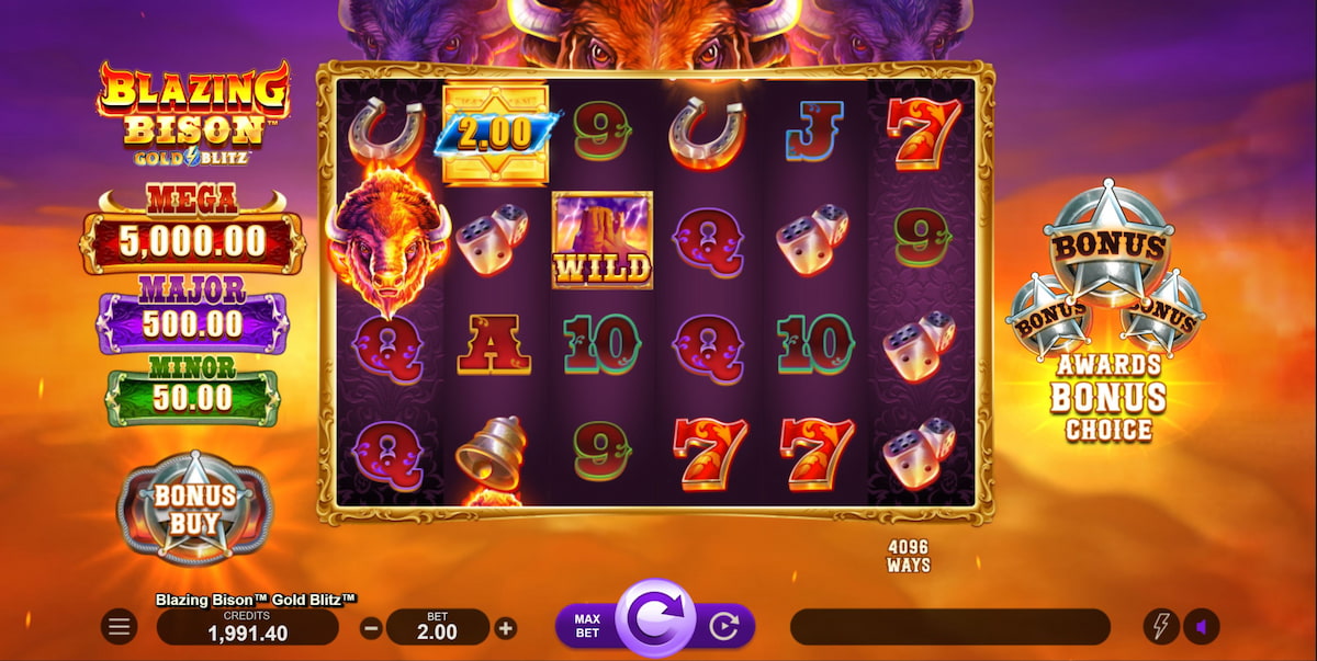 Blazing Bison Gold Blitz Slot Review