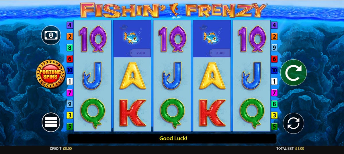 Fishin' Frenzy Fortune Spins