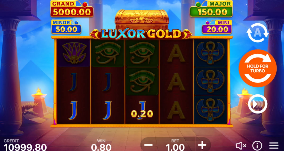 Luxor Gold Hold and Win Slot