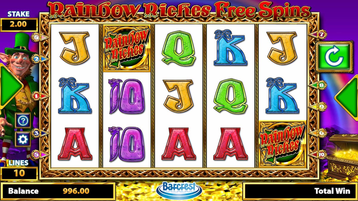 Rainbow Riches Free Spins Slot Review